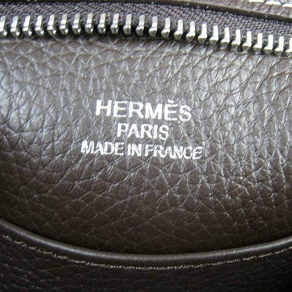hermes Good News H Blue shoulder bag 1625 dark brown